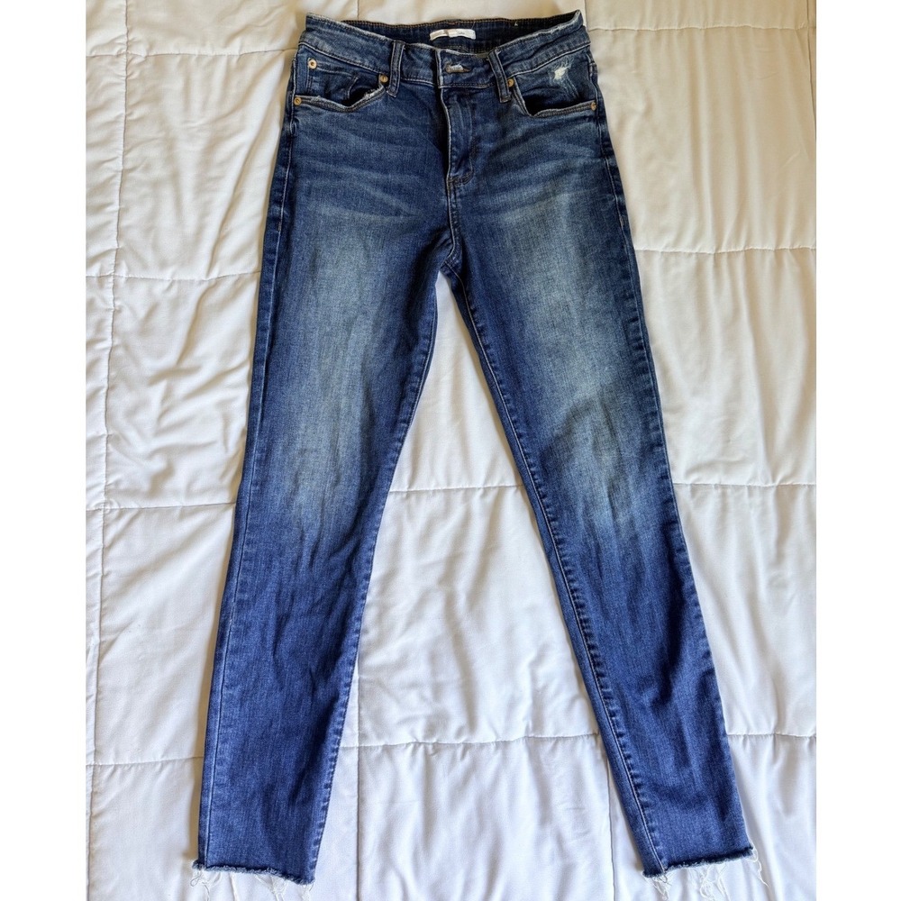 'STS blue' Size 28 Women's Skinny Jeans Dark Wash Raw Hem EP1610JB4-1